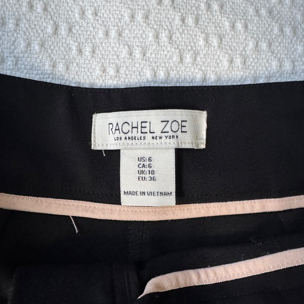 Rachel Zoe Elegant Black High Waist Dress Shorts Size 6 - Picture 5 of 12